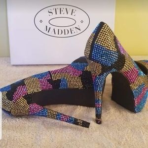 Steve madden RHINESTONE sexy shoes